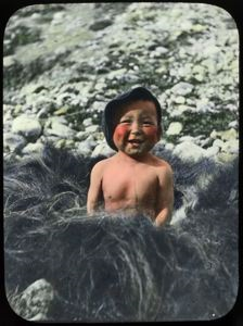 Image: Naked Boy Having a Sun Bath